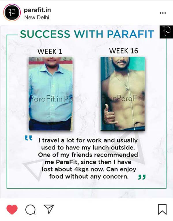 ParaFit Instagram Reviews